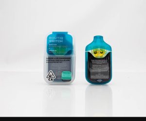 BOUTIQ – DISPOSABLE RECHARGEABLE VAPE CARTS – V. 4 SWITCH DUAL TANK – W/ LIQUID LIVE DIAMONDS – 2GM (2000MG)