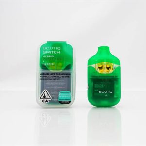 Home BOUTIQ – DISPOSABLE RECHARGEABLE VAPE CARTS – V. 4 SWITCH DUAL TANK – W/ LIQUID LIVE DIAMONDS – 2GM (2000MG)