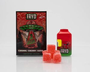 fryd dual pack disposable rechargeable vape cart + gummies liquid batter + live resin 3g