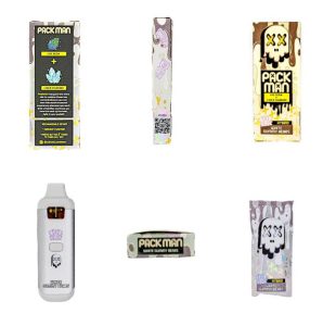 PACKMAN - DISPOSABLE RECHARGEABLE VAPE CARTS - LIVE RESIN + LIQUID DIAMONDS - 2GM (2000MG)