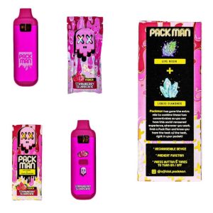 packman disposable rechargeable vape carts live resin + liquid diamonds 2gm (2000mg)